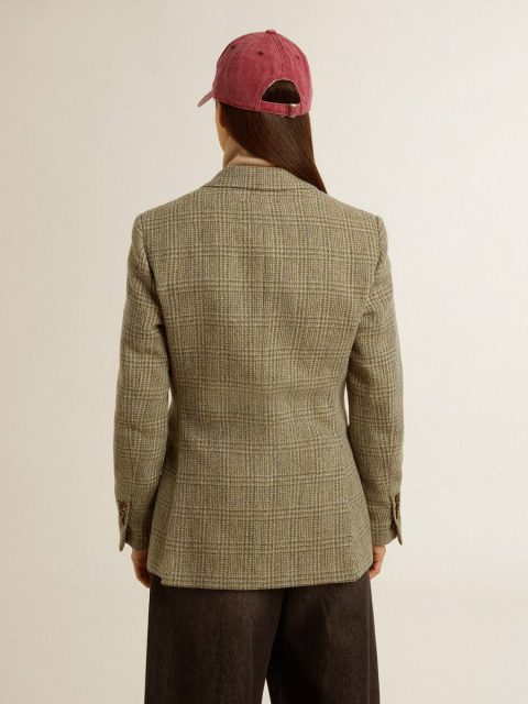 Women Blazers Golden Goose Sage Women's Double-Breasted Blazer In Shetland Wool - Image 5