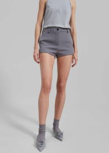 Women Bottoms Grey Banks Hot Pants - Grey The Frankie Shop - Image 2