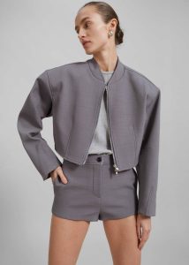 Women Bottoms Grey Banks Hot Pants - Grey The Frankie Shop - Image 4