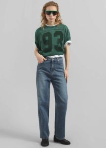 Women Bottoms Rapla Straight Jeans - Medium Wash The Frankie Shop Blue - Image 5