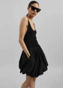 Women Bottoms Rotate Mini Balloon Skirt - Black Black The Frankie Shop