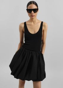 Women Bottoms Rotate Mini Balloon Skirt - Black Black The Frankie Shop - Image 3