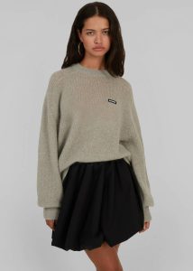 Women Bottoms Rotate Mini Balloon Skirt - Black Black The Frankie Shop - Image 5