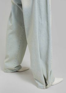 Women Bryony Jeans - Bleach Bottoms The Frankie Shop Blue - Image 3