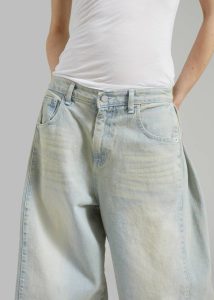 Women Bryony Jeans - Bleach Bottoms The Frankie Shop Blue - Image 5