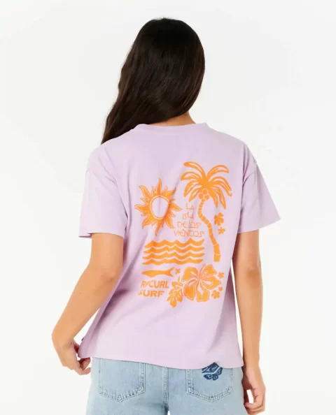 Women Cala Nights Relaxed Tee Tees & Tanks Rip Curl - Image 2