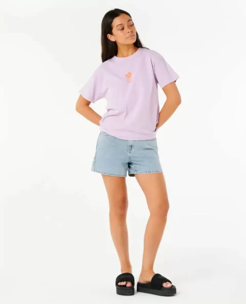 Women Cala Nights Relaxed Tee Tees & Tanks Rip Curl - Image 4