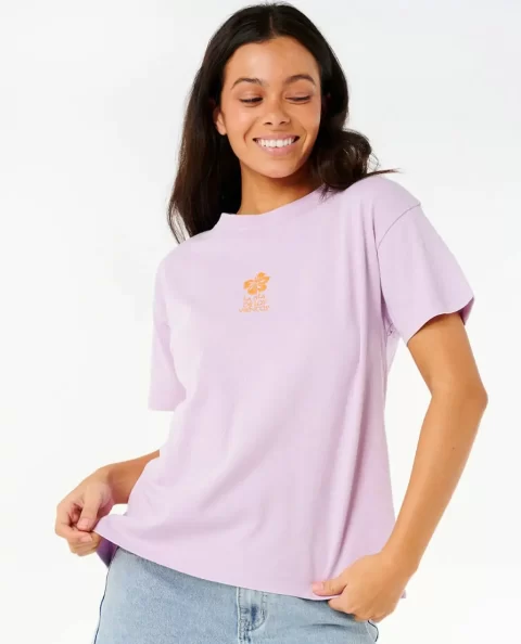 Women Cala Nights Relaxed Tee Tees & Tanks Rip Curl