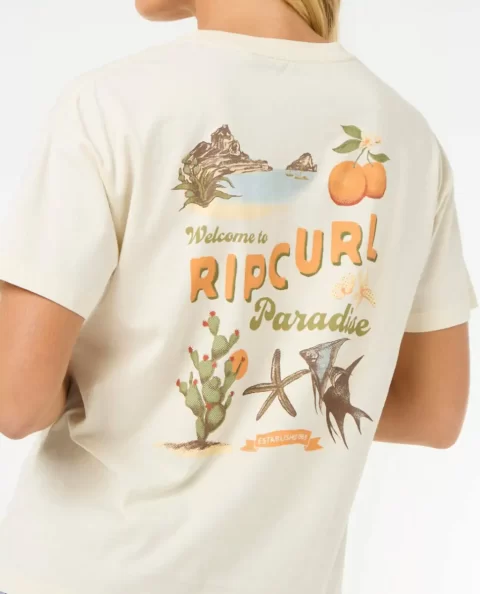 Women Cala Vadella Relaxed Tee Rip Curl Tees & Tanks - Image 5