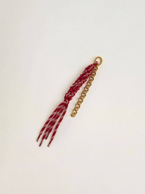 Women Charm With Red Knotted Laces Bag Accessories Golden Goose Red - Image 2