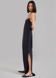 Women Dresses Blue Dylana Sleeveless Maxi Dress - Navy The Frankie Shop - Image 2