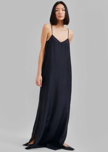 Women Dresses Blue Dylana Sleeveless Maxi Dress - Navy The Frankie Shop - Image 5