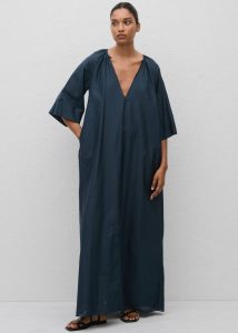 Women Dresses Matteau Blouson Dress - Midnight The Frankie Shop Blue - Image 3