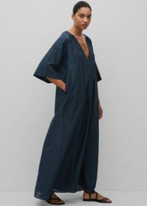 Women Dresses Matteau Blouson Dress - Midnight The Frankie Shop Blue - Image 4