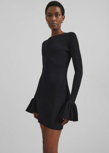 Women Dresses Rotate Knit Mini Cutout Dress - Black Black The Frankie Shop - Image 5