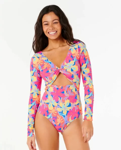 Women Es Vedra Long Sleeve Surfsuit Rip Curl One Pieces