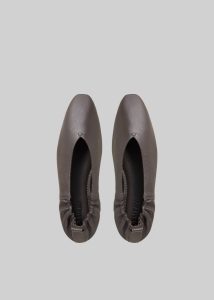 Women Flats Grey A.emery Brie Flats - Graphite The Frankie Shop