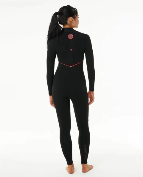 Women Fullsuits E7 Women's Flashbomb Fusion 3/2Mm Zip Free Wetsuit Rip Curl - Image 4