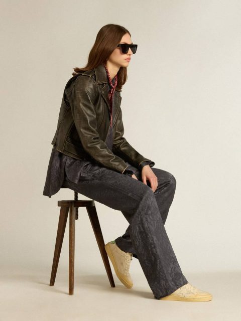 Women Golden Goose Ball Star Ltd With Vanilla Canvas Star And Leather Heel Tab Ball Star - Image 3