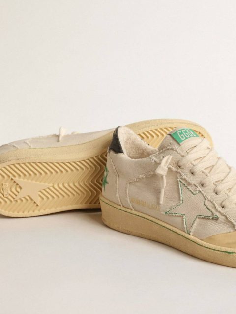 Women Golden Goose Ball Star Ltd With Vanilla Canvas Star And Leather Heel Tab Ball Star - Image 4