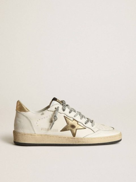 Women Golden Goose Ball Star Women's Ball Star With Gold Star And Heel Tab