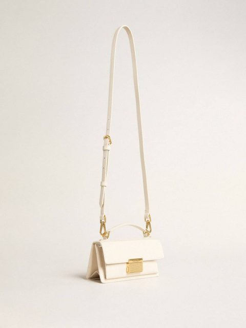 Women Golden Goose Butter Crossbody Bags Small Venezia Bag In Butter-Colored Boarded Leather With Gold Details - Image 2