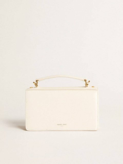 Women Golden Goose Butter Crossbody Bags Small Venezia Bag In Butter-Colored Boarded Leather With Gold Details - Image 4