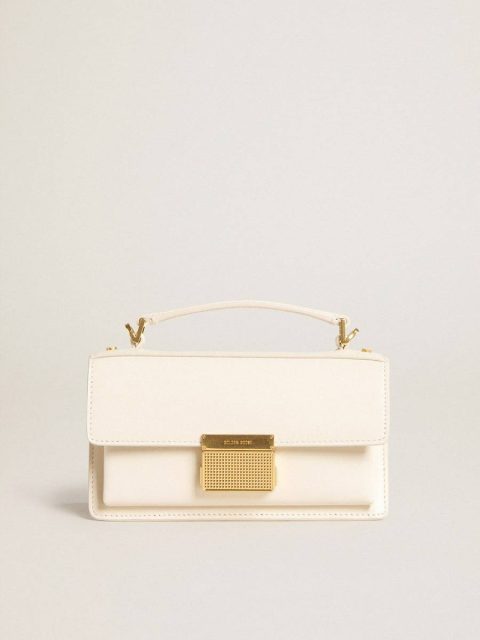 Women Golden Goose Butter Crossbody Bags Small Venezia Bag In Butter-Colored Boarded Leather With Gold Details