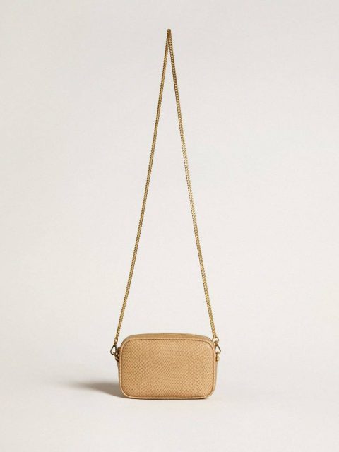 Women Golden Goose Mini Bags Mini Star Bag In Beige Snake-Print Leather Beige - Image 4