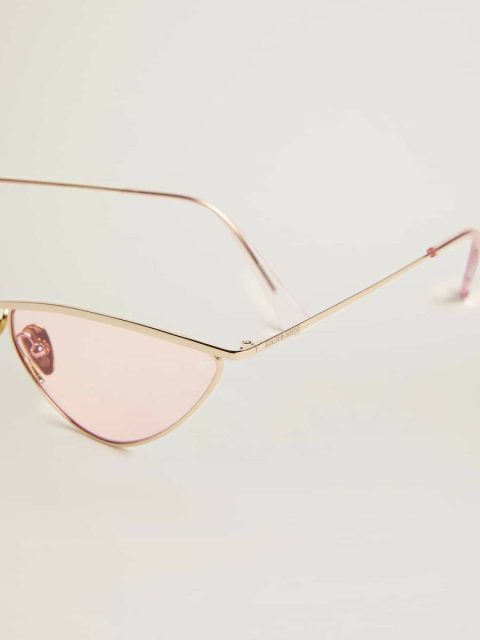 Women Golden Goose Sunframe Cat-Eye Style With Pink Frame And Lenses Rose Gold Sunglasses - Image 2
