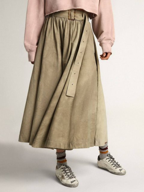 Women Golden Goose Super-Star White Women's Super-Star In White Leather With Gray Suede Star - Image 3