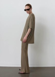 Women Green Ella Maxi Skirt - Khaki Brown The Frankie Shop Bottoms - Image 5