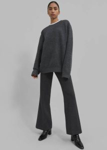 Women Grey Bottoms Kennedy Pants - Grey The Frankie Shop - Image 3