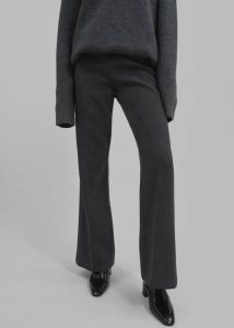 Women Grey Bottoms Kennedy Pants - Grey The Frankie Shop - Image 4