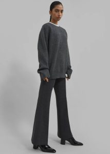 Women Grey Bottoms Kennedy Pants - Grey The Frankie Shop - Image 5