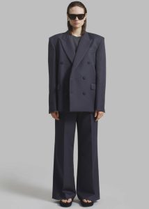 Women Grey The Frankie Shop Dixie Trousers - Charcoal Tops - Image 2