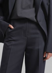 Women Grey The Frankie Shop Dixie Trousers - Charcoal Tops - Image 3