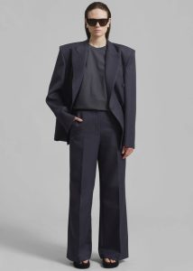 Women Grey The Frankie Shop Dixie Trousers - Charcoal Tops - Image 5