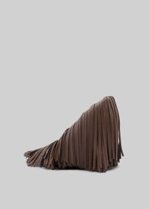 Women Heels The Frankie Shop Giaborghini Amelia Fringe Pumps - Tiramisu Brown - Image 2