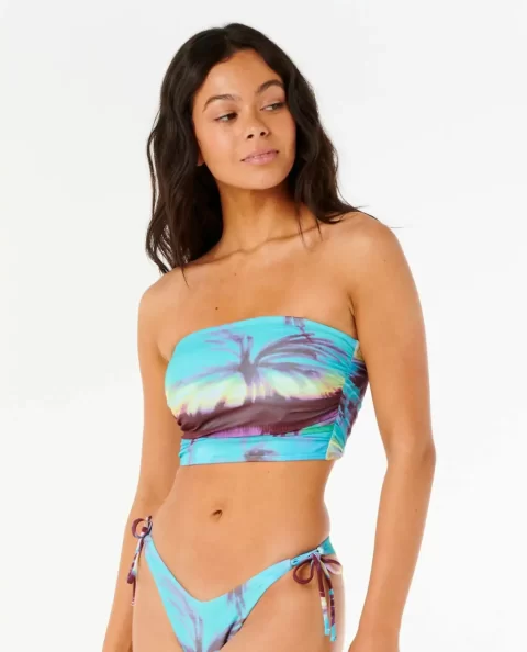 Women Hidden Isles Bandeau Bikini Top Rip Curl Bikini Tops - Image 3