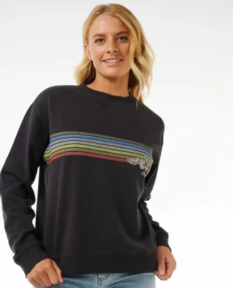 Women Hoffman Relaxed Crew Rip Curl Hoodies & Fleece
