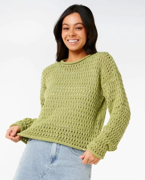 Women Hoodies & Fleece Cala Nights Pointelle Crew Rip Curl