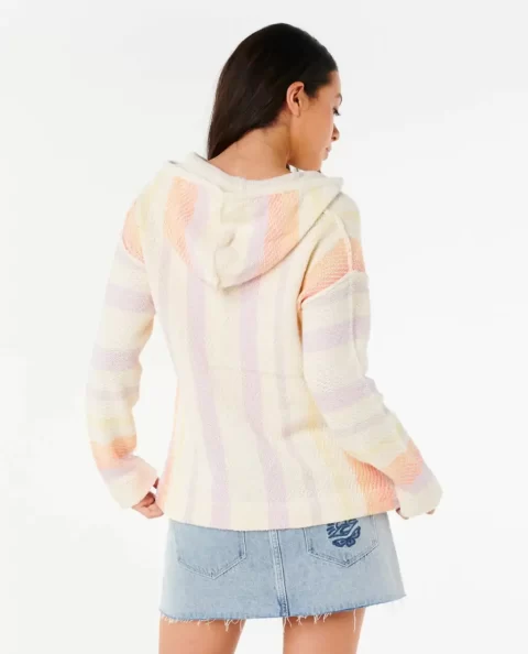 Women Hoodies & Fleece Rip Curl Neon Isles Knit Poncho - Image 3