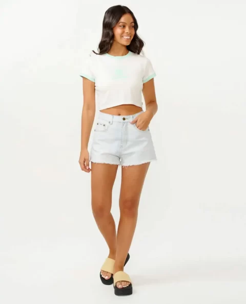Women Hookipa Baby Tee Rip Curl Tees & Tanks - Image 4