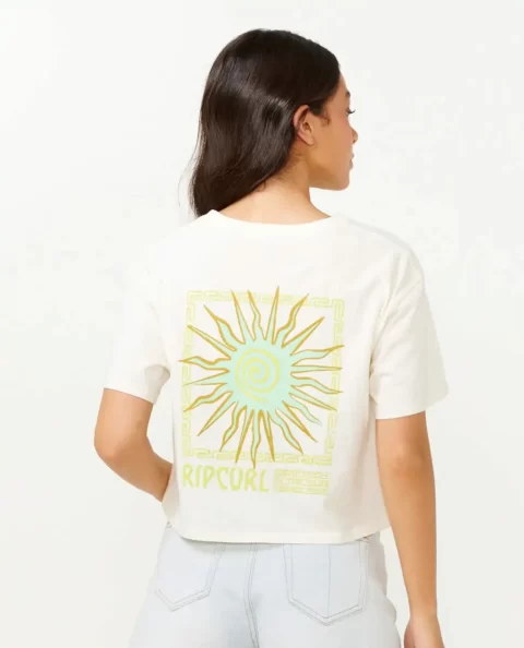 Women Hype Crop Tee Tees & Tanks Rip Curl - Image 3