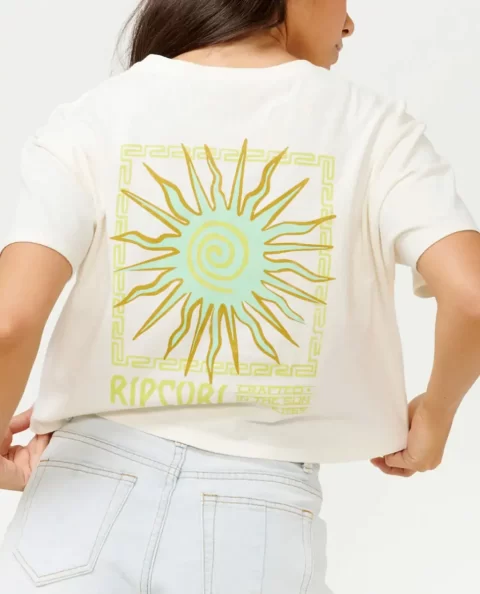 Women Hype Crop Tee Tees & Tanks Rip Curl - Image 5