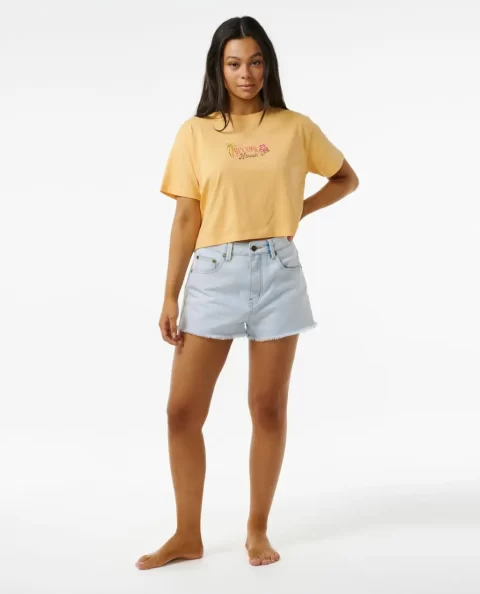 Women Island Crop Tee Rip Curl Tees & Tanks - Image 4