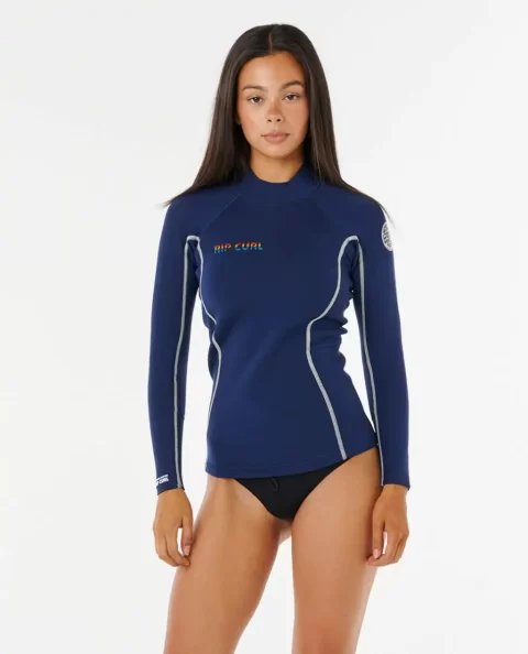 Women Jackets Vests & Bottoms Rip Curl Stephanie Gilmore Dawn Patrol Long Sleeve 1.5Mm Wetsuit Jacket
