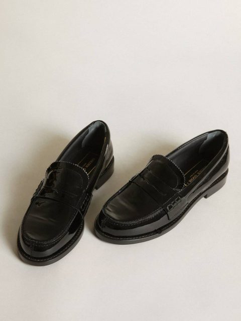 Women Jerry Loafer In Black Patent Leather Loafers & Ballerinas Golden Goose - Image 2