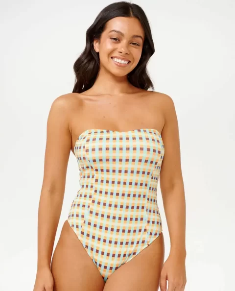 Women One Pieces Lottie Check Good One Piece Rip Curl